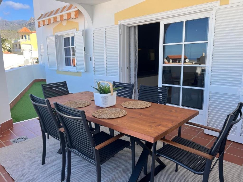 Outdoor dining on the terrace — Golden View Costa Adeje photo gallery